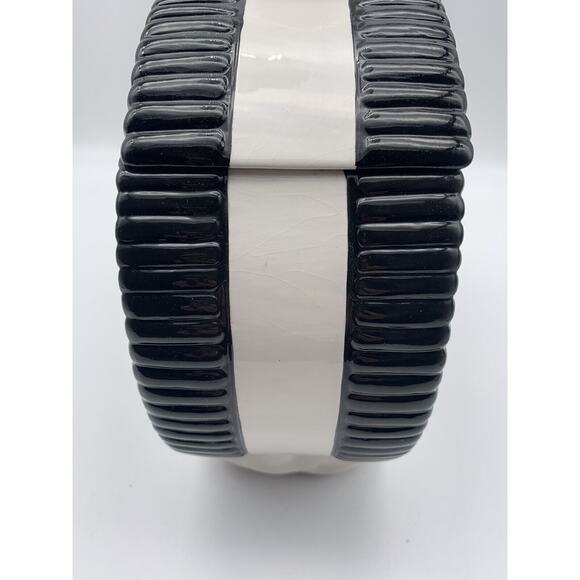 Oreo Milk Splash Cookie Jar Ceramic Cookies 9.5" Progressive Promotions *Crazing - Picture 8 of 16